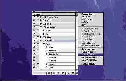 ������������� �������� (Actions) � Photoshop