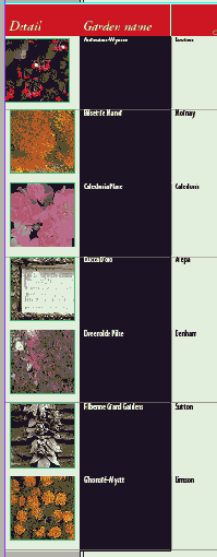 ���������� �����) �������� ������ Table 