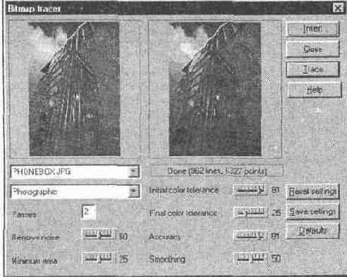 ���������� ���� Bitmap tracer