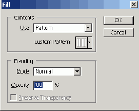 �������� ������� Edit > Fill