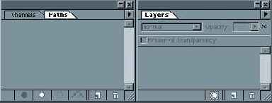Разделение и группировка палитр