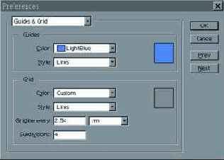 Диалоговое окно Preferences