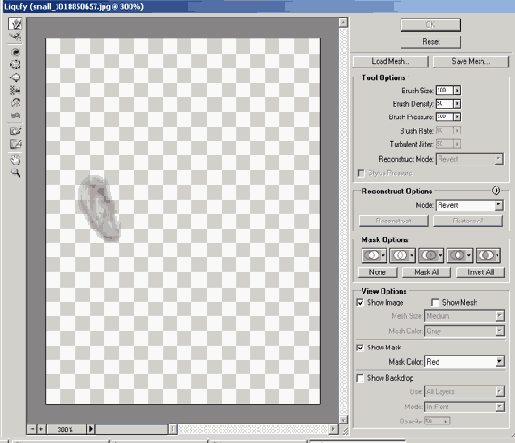 ������������� �������������� ����������� ������� Liquify