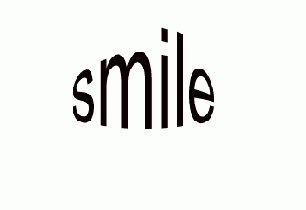 Создание анимации с искажением текста