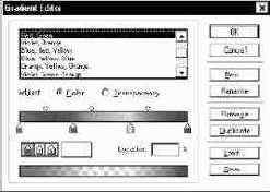 Многоцветные градиентные заливки