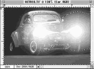 Упражнение по эффектам линзовых бликов