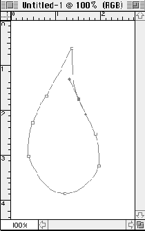 Создание кисти в форме дождевой капли