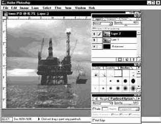 Кисти имитации сверкающих бликов