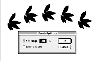 Рисование листьев