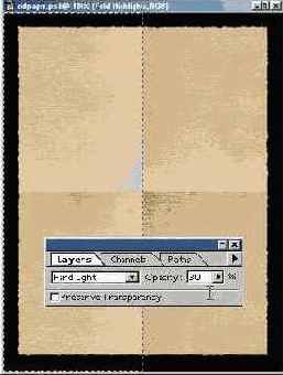 и вертикальной половиной картинки, используя