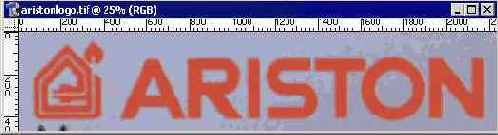 я взял логотип компании Ariston