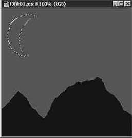 Использование выделенных областей, средств выбора цвета и инструмента Аэрограф (Airbrush)