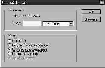 Преобразование из битового режима в градации серого и обратно
