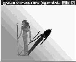 Вариант 2: тени, имитирующие эффект перспективы