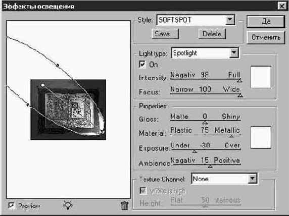 Эффекты освещения