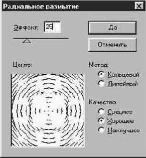 Фильтр Радиальное размытие (Radial Blur)