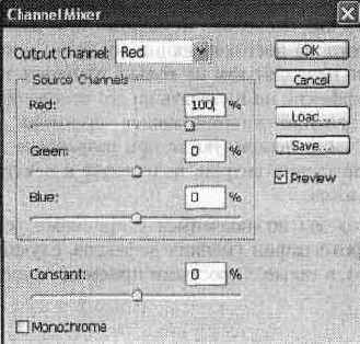 Обесцвечивание изображения