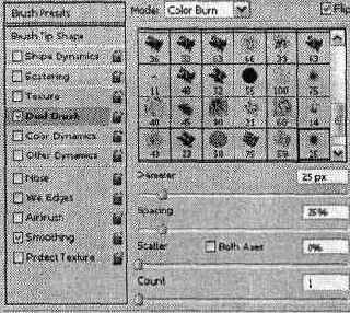 Панель Brushes