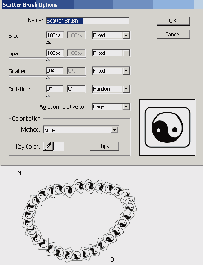 ���������� ���� Scatter Brushes