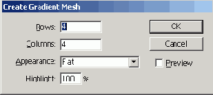 ���������� ���� Create Gradient Mesh