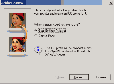 ���� ��������� Adobe Gamma
