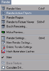 ��� ������������ ������ �������� �������� �������� ������� Render > Render Active Objects