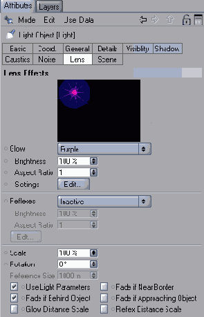 ������ ���������� Lens