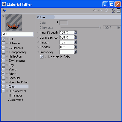 ��������� ��������� Glow