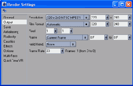 � ��������� Output �������� ������ ���������� � ������� ������