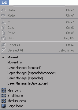 ����� ������� ������� � ���� Edit