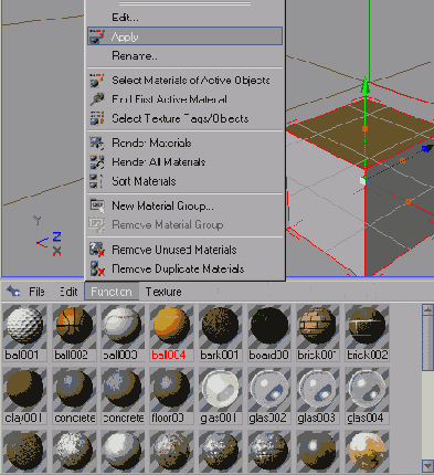 �������� ������� Function > Apply ����� ��������� �������� � ����������� �������