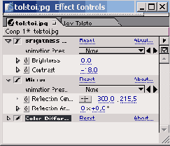 ������� Effect Controls