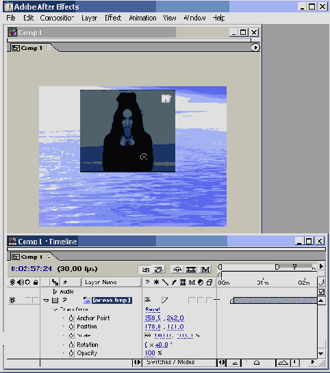 ��������� ����� � ���� Timeline