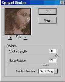 ������ Sprayed Strokes