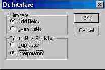 ������ De-Interlace