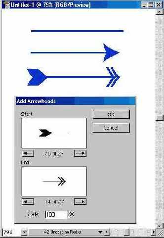 ������ Add Arrowheads