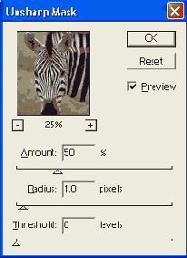 ������ Unsharp Mask