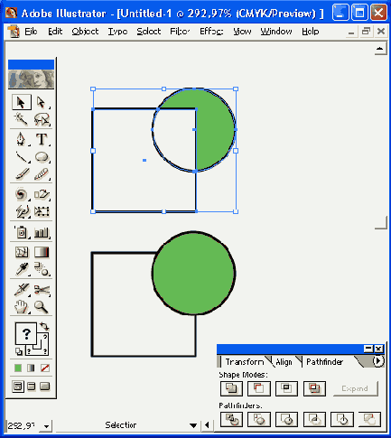 ������ Exclude overlapping shape areas
