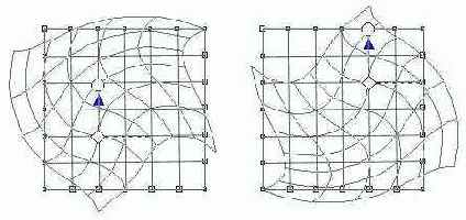Влияние смещения центра деформации на ее результат