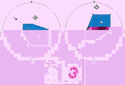 Вращение тела экструзии вокруг горизонтальной оси координат