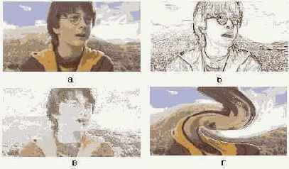 Точечное изображение (а) и его