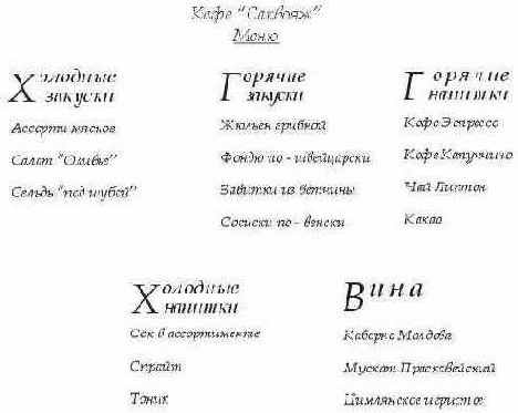 ������� Paragraph ����������� ���� Format Text ��� �������� ������