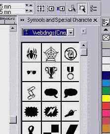 ����������� Symbols and Special Characters (������� � ����������� �����)