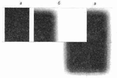 Тень от листа бумаги