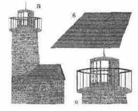 Заливка контуров маяка