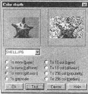 Изменение глубины цвета