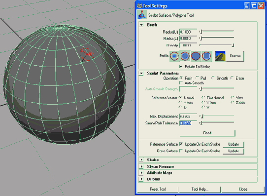 ���������� Sculpt Surfaces Tool