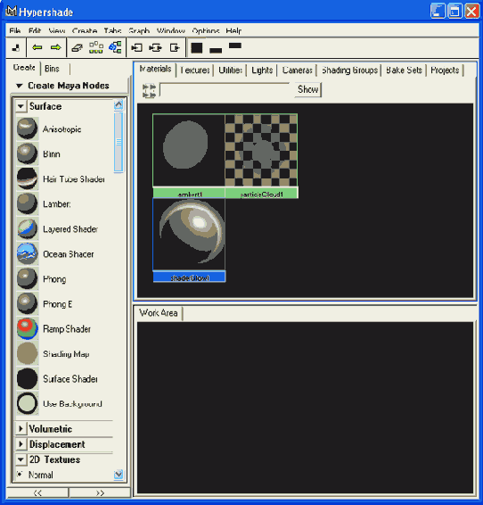���� ������� Hypershade