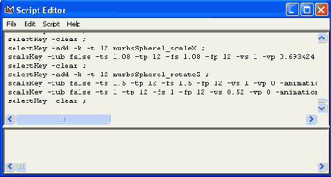 ���� ������� Script Editor