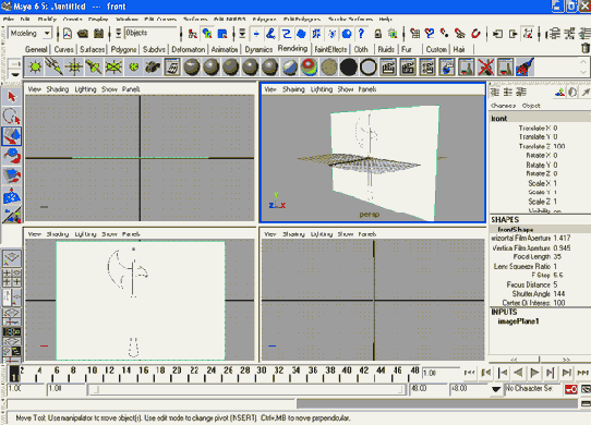 ��������� ����������� ����������� � ���� �������� Front